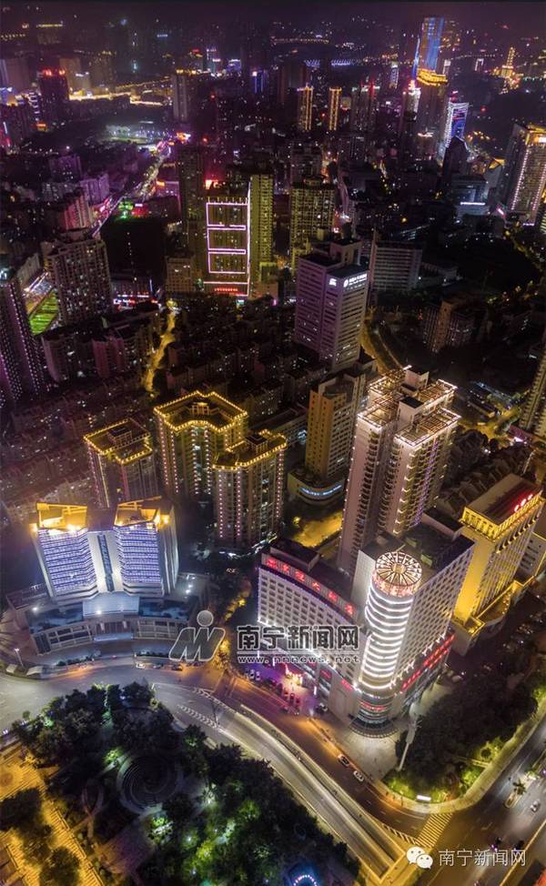 合肥vs南宁夜景视频直播，两座城的夜，谁更撩人？